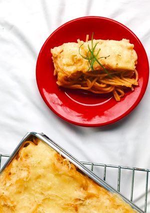 Foto resep Spaghetti Brulee