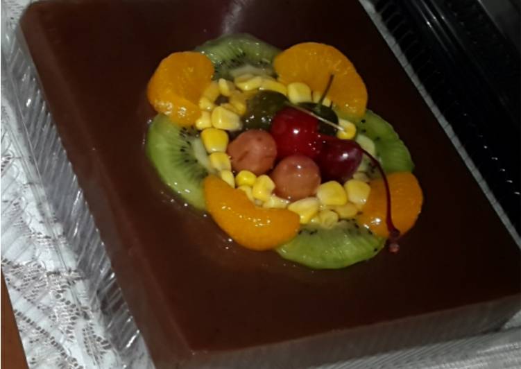 Puding kopi karamel