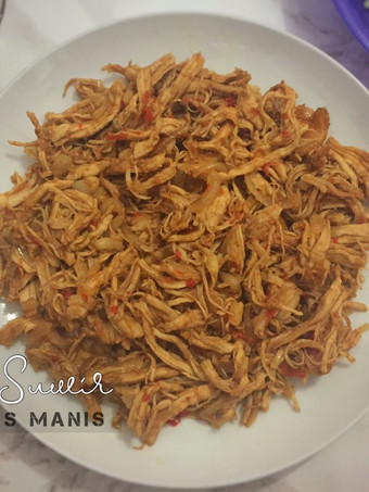 Resep Ayam Suwir Pedas Manis Anti Gagal