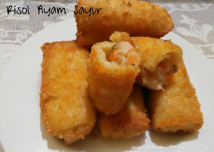 Resep Risol Ayam Sayur Anti Gagal