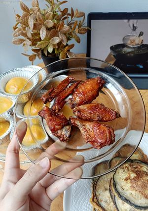 รูปของ ปีกไก่ทอดน้ำปลา (หม้อทอดไร้น้ำมัน)