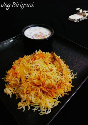 A picture of Veg Dum Biriyani.