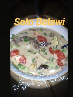 Foto resep Soto Betawi kuah santan+ susu fulcream