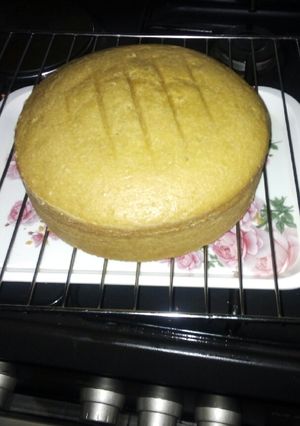 A picture of Soft hot milk cake.