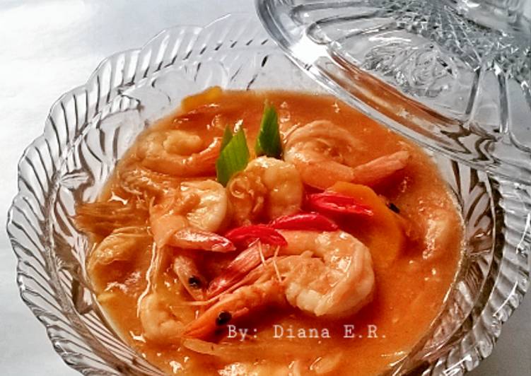Cara Gampang Membuat Udang Pedas Asam Manis Anti Gagal