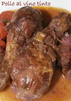 Foto principal de Muslos de pollo al vino tinto