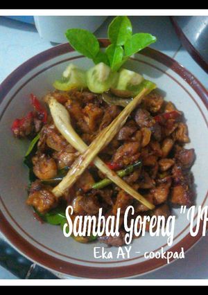 Foto resep Sambal Goreng "UHT" (Udang, Hati, Tahu)
