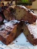 Torta di datteri e uvetta,con farina di riso integrale