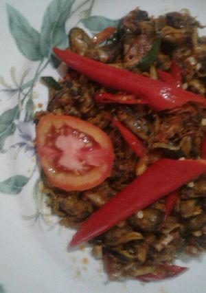 Foto resep Sambel kerang sere jahe