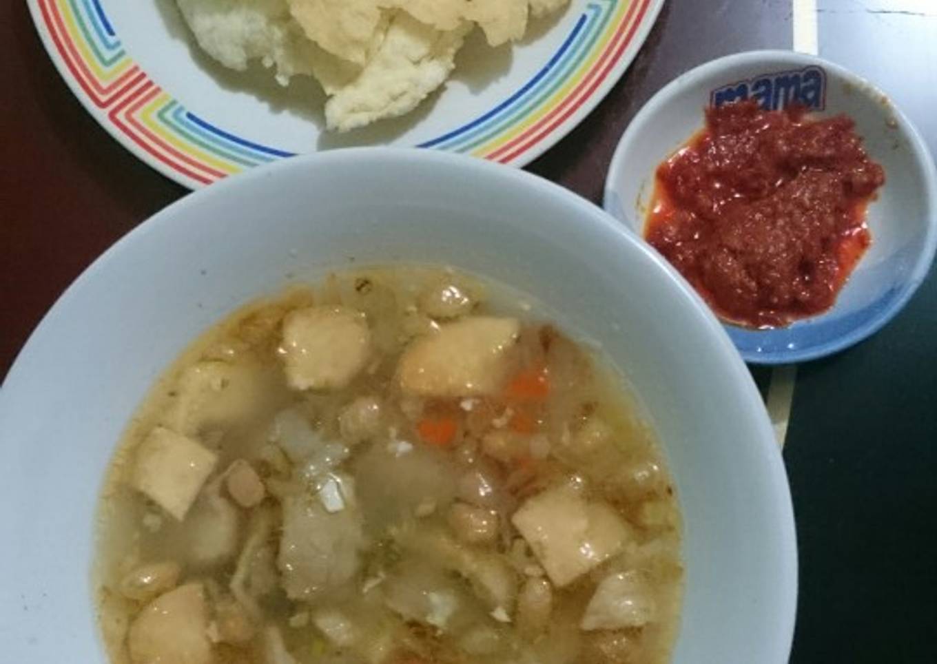 Resep 12.Soto bandung(tahu putih), Bisa Manjain Lidah