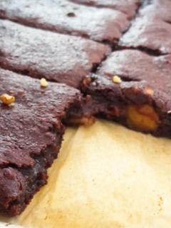 Φωτογραφία της συνταγής Brownies με μπανάνα και αβοκάντο χωρίς ζάχαρη