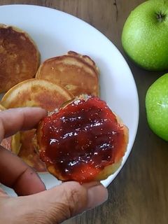 Una foto de Pancakes de manzana