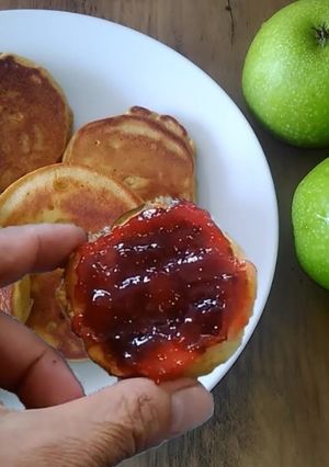 Una foto de Pancakes de manzana