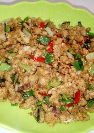Foto resep Ongseng oncom daun bawang seledri