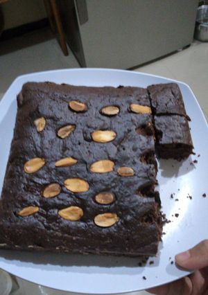 Foto resep Brownis panggang no mixer(takaran sendok n oven panci)