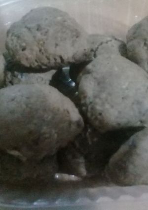 Una foto de Galletitas de chocolate con porotos (apto vegano)