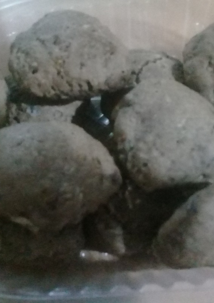 Una foto de Galletitas de chocolate con porotos (apto vegano)