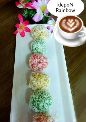 Foto resep Klepon rainbow