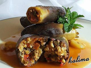 محشي البرغل على الطريقة الحلبية