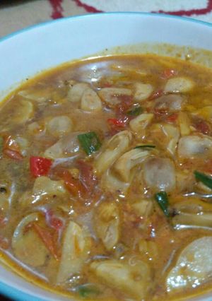 Foto resep Semur Jamur Merang Kuah Kemiri