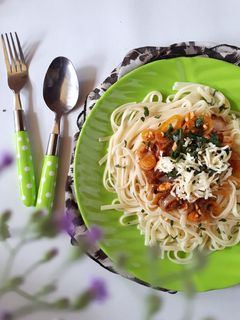 Foto resep Spageti home made #bikinramadanberkesan