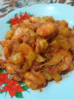 Foto resep Sambal goreng kentang udang