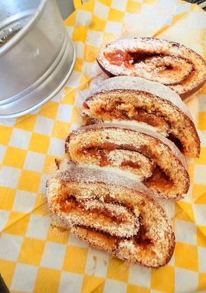 Lekváros piskóta recept fotója