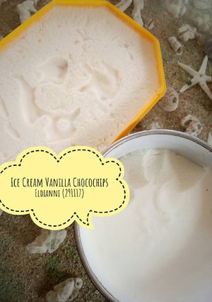 Foto resep Ice Cream Vanilla Chocochips