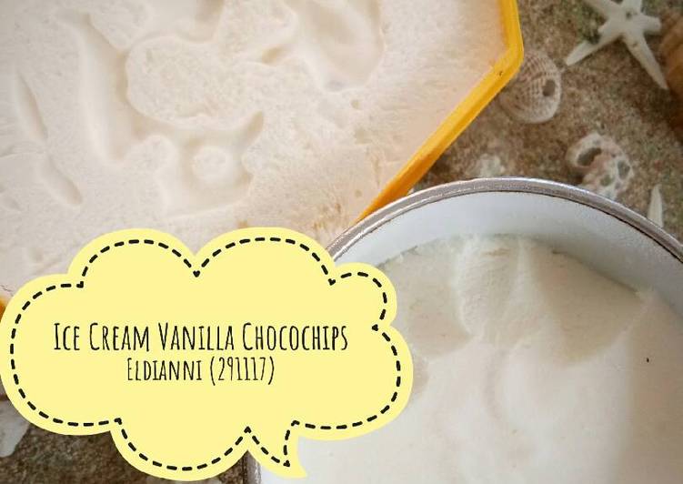 Rahasia Menghidangkan Ice Cream Vanilla Chocochips Untuk Pemula!
