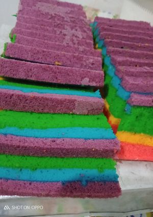 Foto resep Rainbow cake