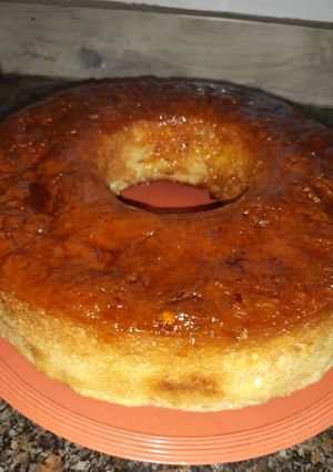 Una foto de Exquisito budín de pan súper suave