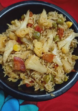 A picture of Cauliflower rice.