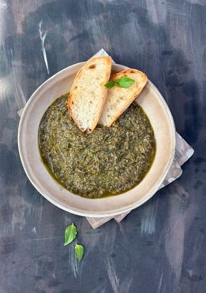عکسی از دستور سس پستو