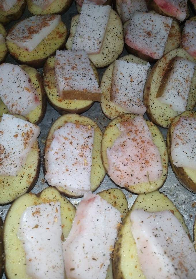 Картопля з салом