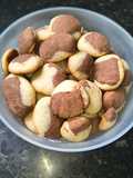 Galletitas bicolor.