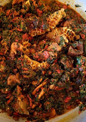 A picture of Vegetables soup.