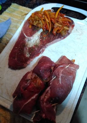 Una foto de Carne rellena