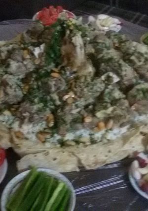 صورة لوصفة المنسف الأردني باللحمة