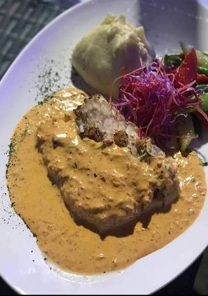 A picture of Chicken steak.