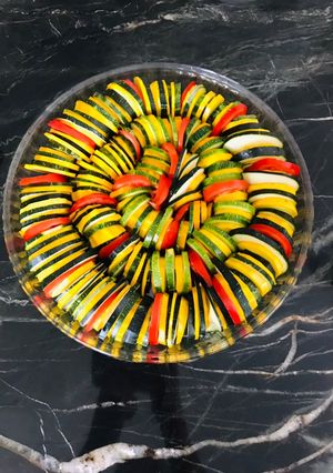 Une photo de Tian de légumes
