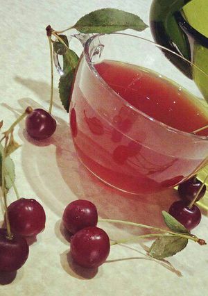 عکسی از دستور دمنوش آلبالو