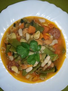 Una foto de Minestrone especial