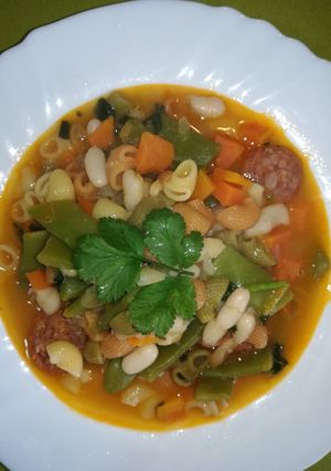 Una foto de Minestrone especial