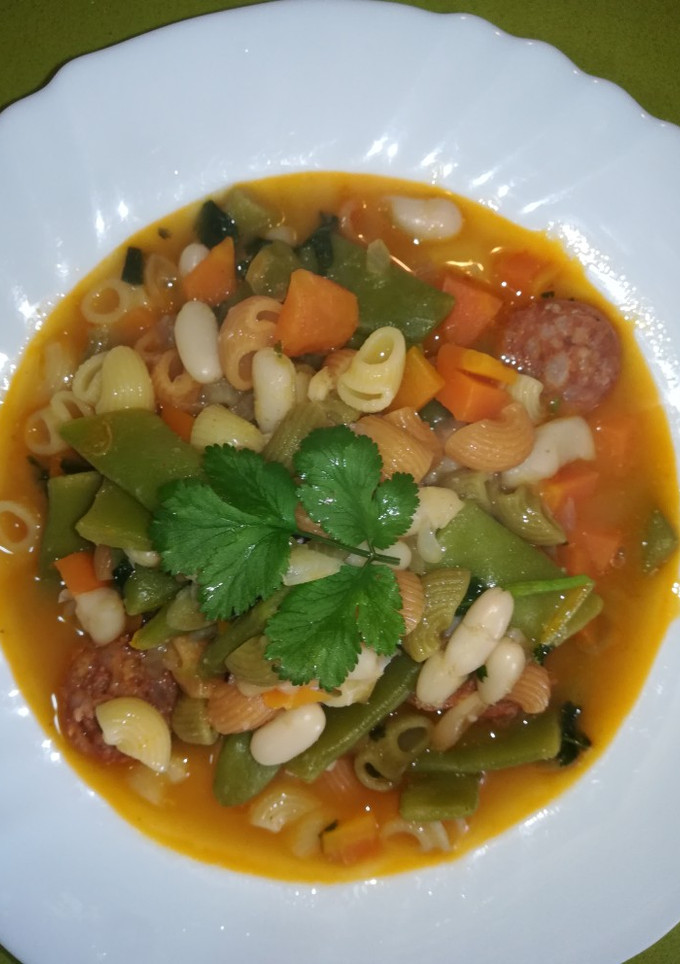 Una foto de Minestrone especial