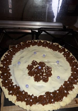 Una foto de Tarta de chocolate blanco