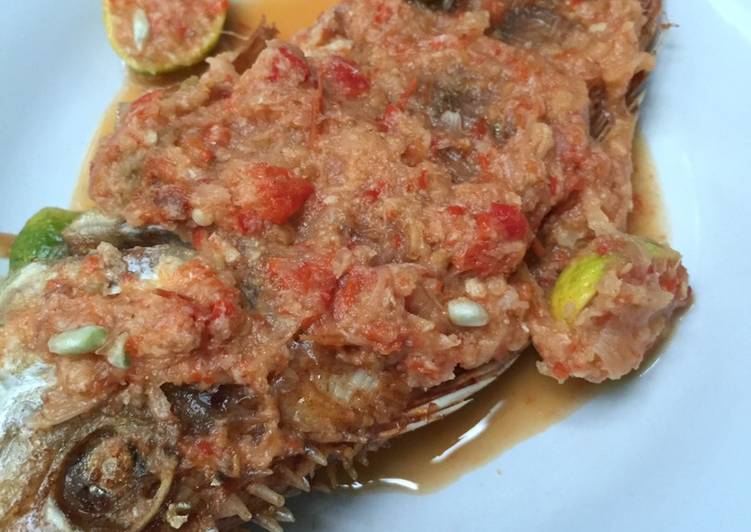 Resep Pecak ikan nila simpel enaaakkk ❤️❤️ yang Lezat Sekali