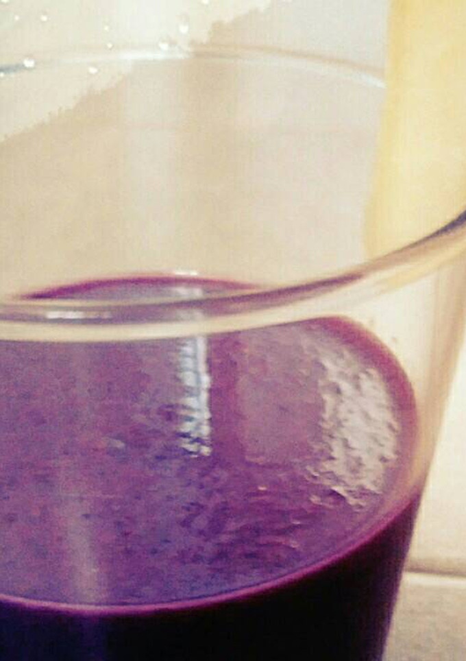 Una foto de Batido de moras