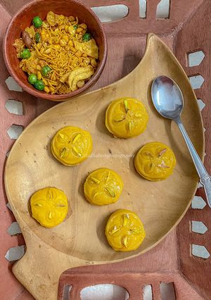 A picture of Mango Peda.