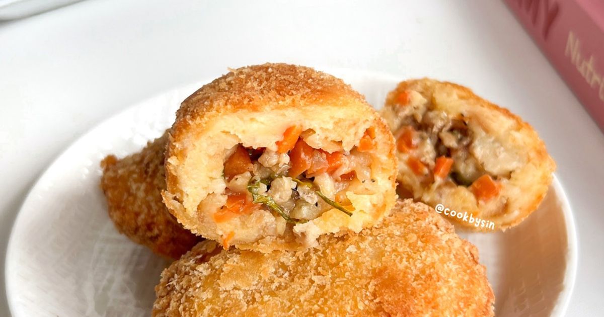 Kroket Classic (Kentang, Daging, Wortel)