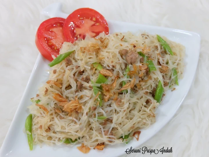 Langkah Mudah untuk Membikin Resep  Tumis Soun Daging Cincang Buncis yang Lezat Sekali, Menggugah Selera